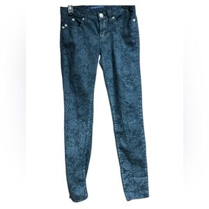 Rock & Republic Jeans Women Size 6M Blue Gray Berlin Floral
Lace Stretch